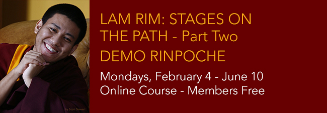 2019 Lam Rim with Demo Rinpoche – Part 2